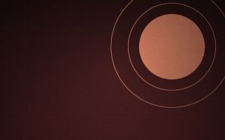 Ilustrasi lingkaran konsentris sebagai gambaran lensa kamera